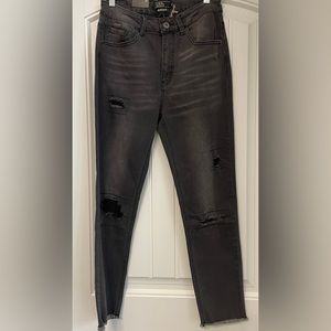 NWT size 10 Women’s Lucky And Blessed Distressed ankle jeans
